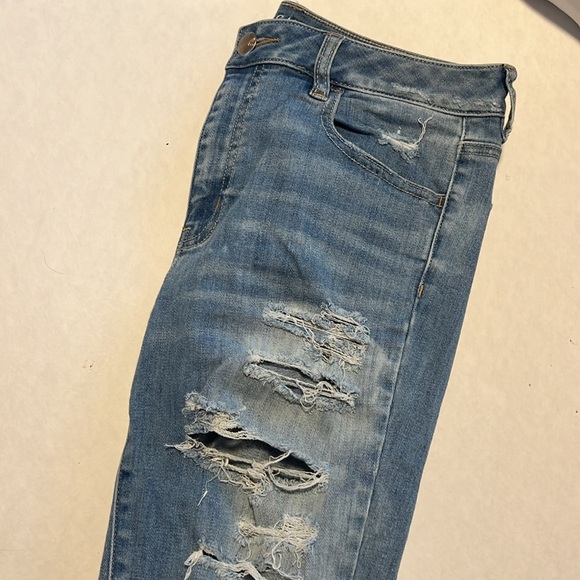American Eagle Super Stretch Ripped Skinny Jeans - Picture 8 of 11